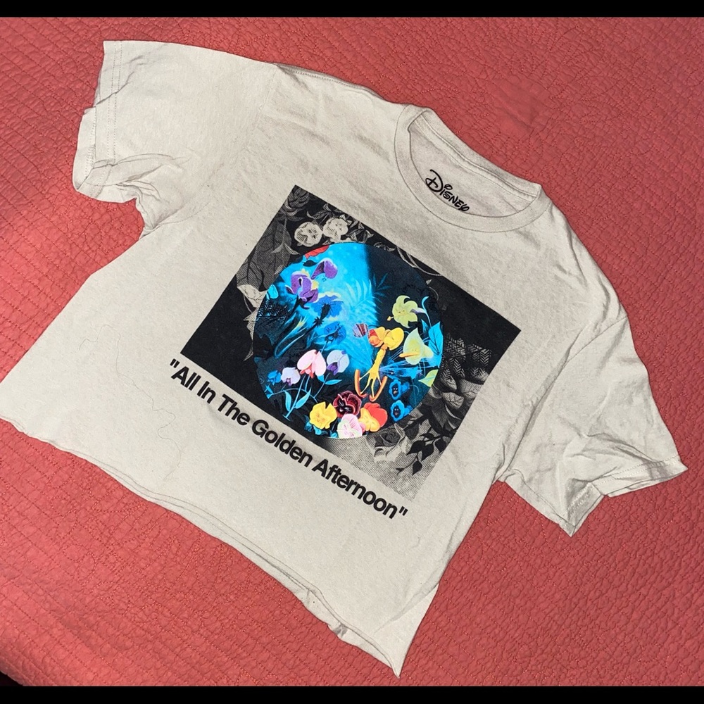Disney Alice in Wonderland crop tee